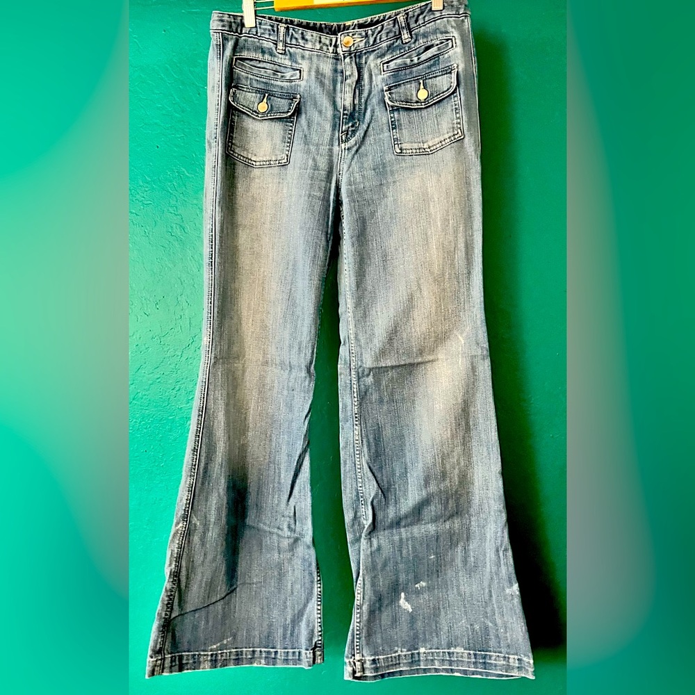 Vintage LONG inseam flare jeans